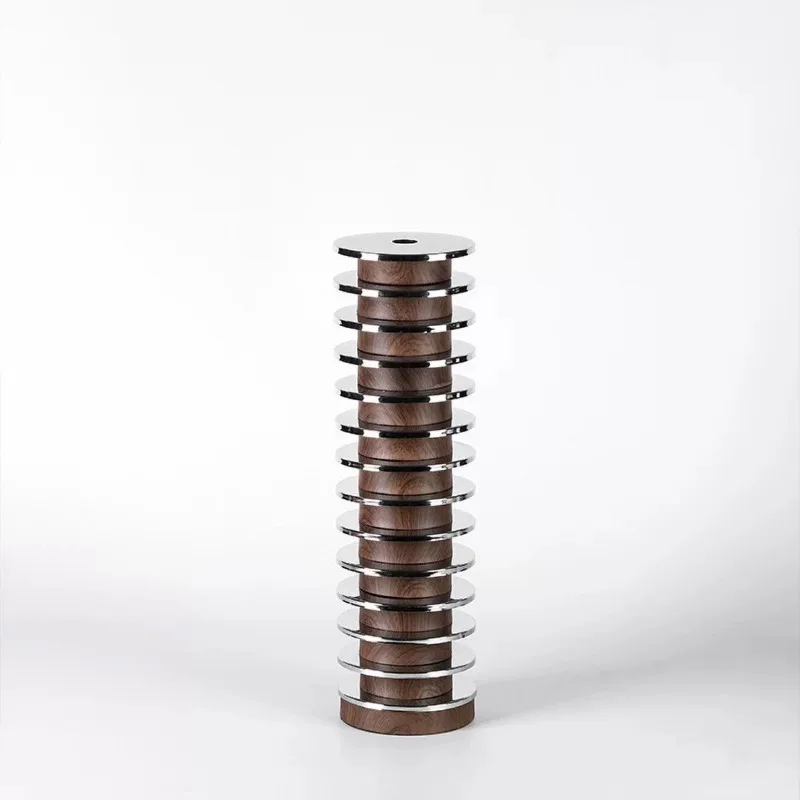 Light luxury ornament stacked metal imitation solid wood candle holder flower ware model room home furnishing sales
Light luxury ornament stacked metal imitation solid wood candle holder flower ware model room home furnishing sales