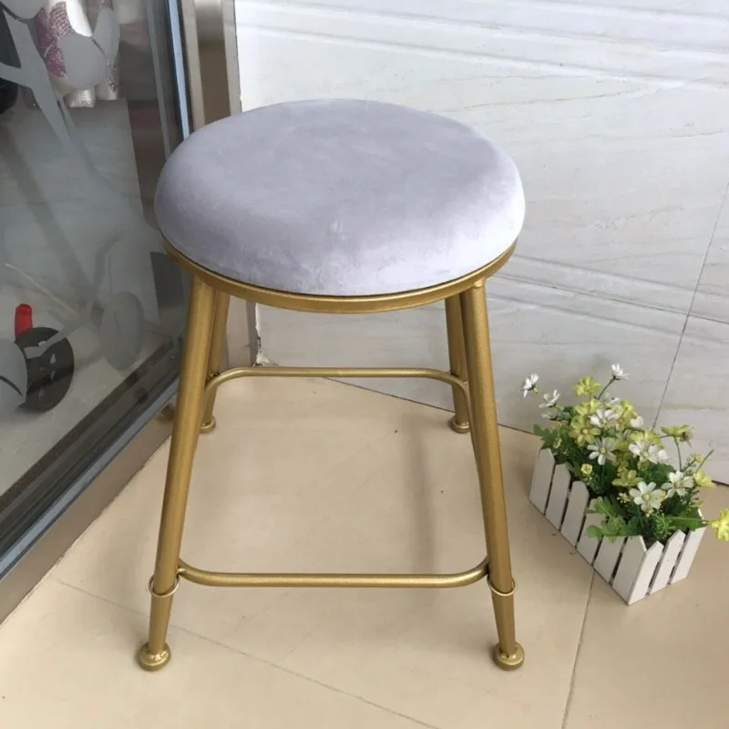 Modern minimalist bedroom dressing stool home chair bar stool makeup stool girl nail stools small round vanity stool Living Room
Modern minimalist bedroom dressing stool home chair bar stool makeup stool girl nail stools small round vanity stool Living Room