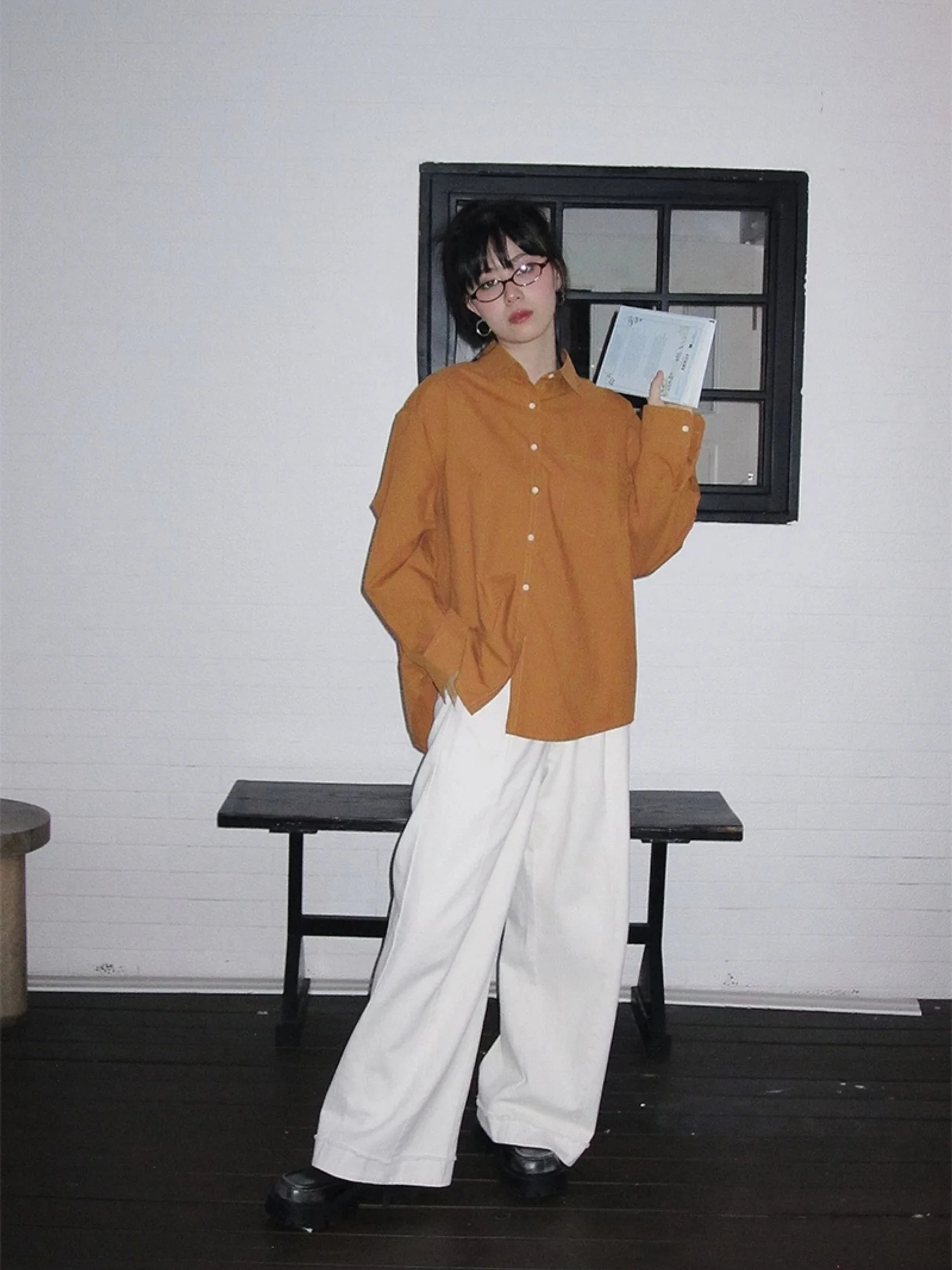 Casual Long Sleeve Shirts OL Style Tops Women Lapel Cotton Linen Loose Shirt Vintage Harajuku Blouse Elegant Button Up Tops
Casual Long Sleeve Shirts OL Style Tops Women Lapel Cotton Linen Loose Shirt Vintage Harajuku Blouse Elegant Button Up Tops