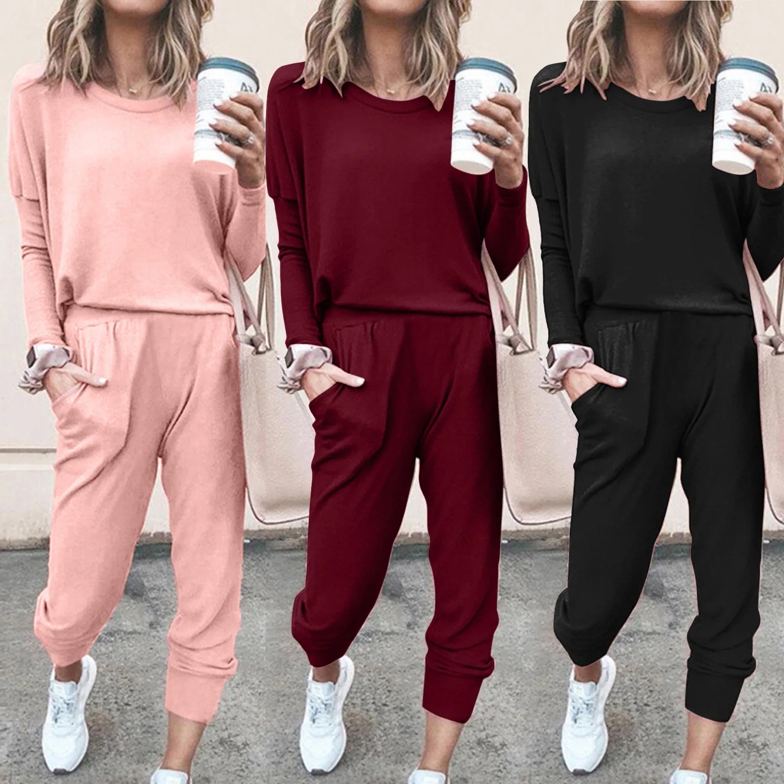 Women'S Two Piece Sets Long Sleeve Blouse Long Pants Home Women Suits & Sets Loose Fit Casual Pajamas Sportswear Exercise
Women'S Two Piece Sets Long Sleeve Blouse Long Pants Home Women Suits & Sets Loose Fit Casual Pajamas Sportswear Exercise