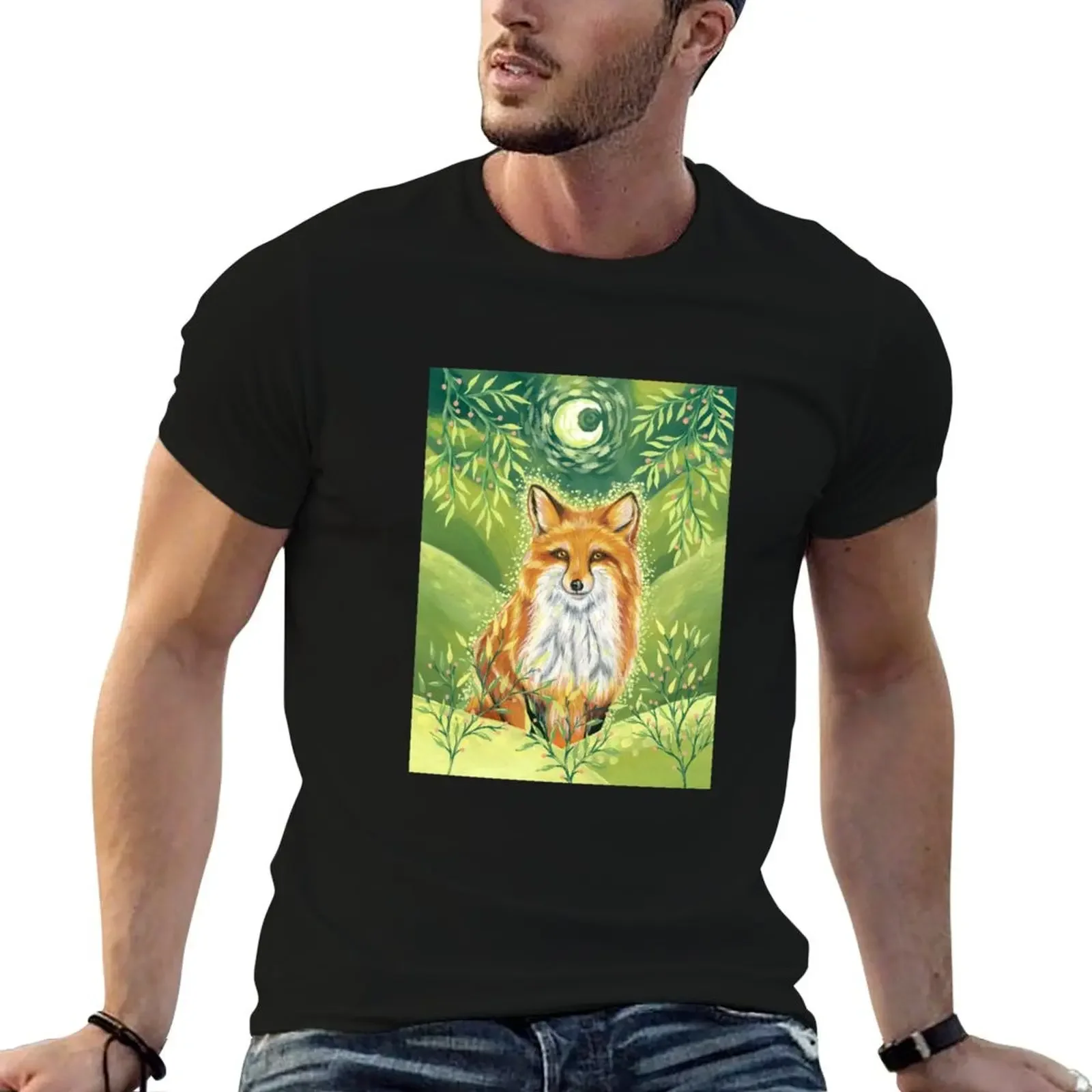 Moonlight Foxy T-Shirt animal prinfor boys anime tshirt T-shirts for men cotton
Moonlight Foxy T-Shirt animal prinfor boys anime tshirt T-shirts for men cotton
