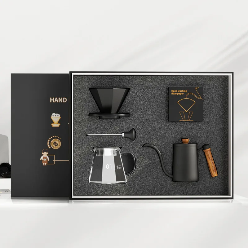 Hand Brewed Coffee Set Gift Box Coffee Pot Gift Drip Filter Home Hand Brewed Coffee Birthday Promotion Gift Kettle Filter
Hand Brewed Coffee Set Gift Box Coffee Pot Gift Drip Filter Home Hand Brewed Coffee Birthday Promotion Gift Kettle Filter