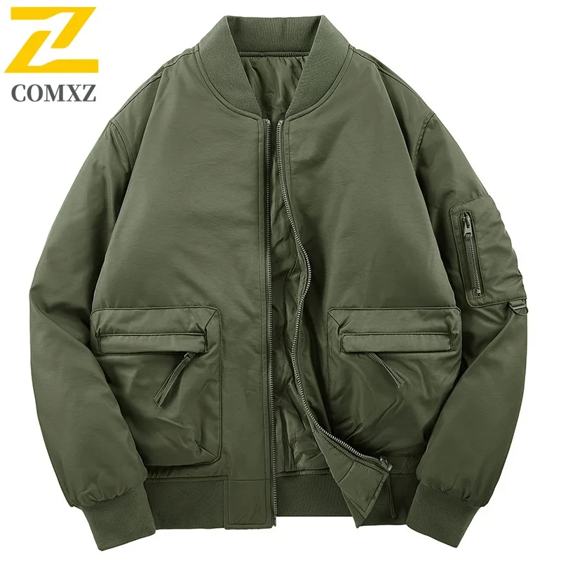COMXZ American Style Motorcycle Jacket for Men High Quality Coats Classic Baseball Collar Comfort Autumn New Zipper Windbreaker
COMXZ American Style Motorcycle Jacket for Men High Quality Coats Classic Baseball Collar Comfort Autumn New Zipper Windbreaker