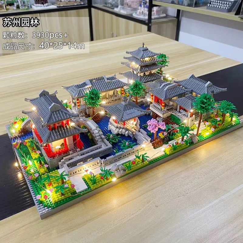 City Architecture Suzhou Garden Tree Flower Chinese Style Micro Building Blocks Bricks Diamond Street View Construction Toys
City Architecture Suzhou Garden Tree Flower Chinese Style Micro Building Blocks Bricks Diamond Street View Construction Toys