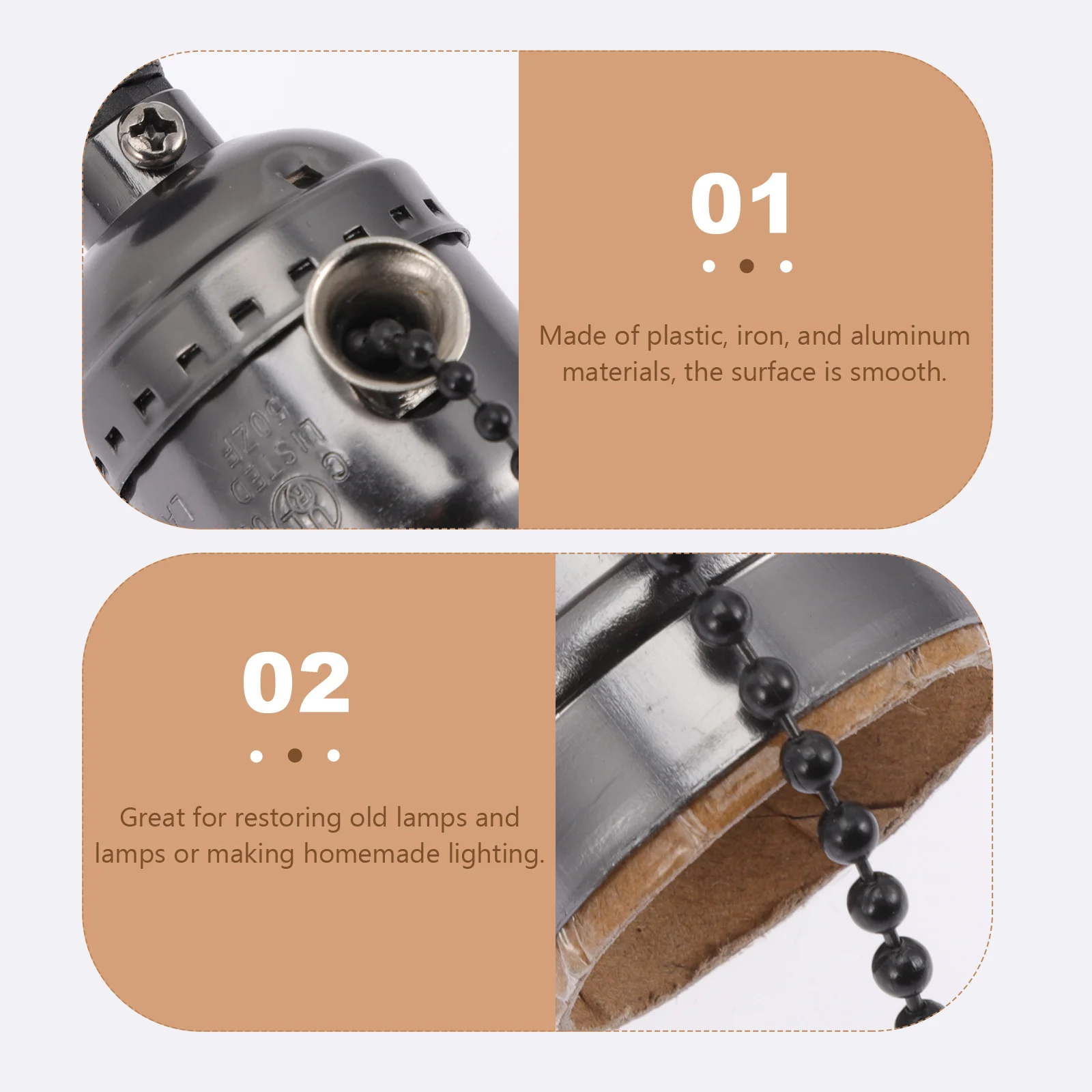 Retro Pendant Lamp Holder Aluminum E27 Light Bulb Socket Screw Holder for Vintage Home Lighting Warm Bedroom Atmosphere
Retro Pendant Lamp Holder Aluminum E27 Light Bulb Socket Screw Holder for Vintage Home Lighting Warm Bedroom Atmosphere