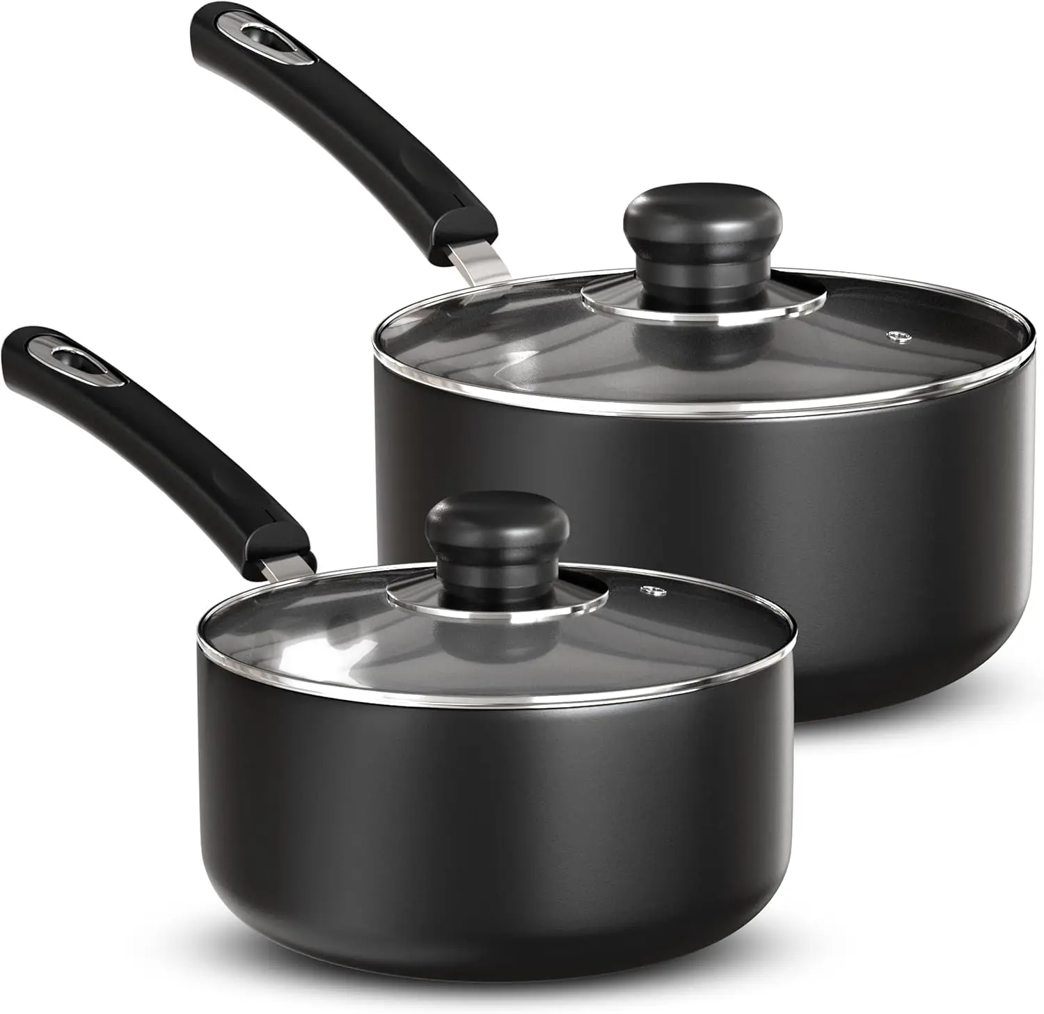 Utopia Kitchen Nonstick Stock Pot Saucepan Set with Lids, 1 Quart and 2 Quarts Multipurpose Stock Pots Set for Home
Utopia Kitchen Nonstick Stock Pot Saucepan Set with Lids, 1 Quart and 2 Quarts Multipurpose Stock Pots Set for Home