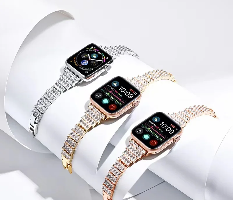 Metal Bracelet for Apple Watch Band 45mm 41mm Women Luxury Diamond Strap IWatch Ultra 9 8 7 6 5 4 SE 44mm 42mm 40mm 38mm Correa
Metal Bracelet for Apple Watch Band 45mm 41mm Women Luxury Diamond Strap IWatch Ultra 9 8 7 6 5 4 SE 44mm 42mm 40mm 38mm Correa