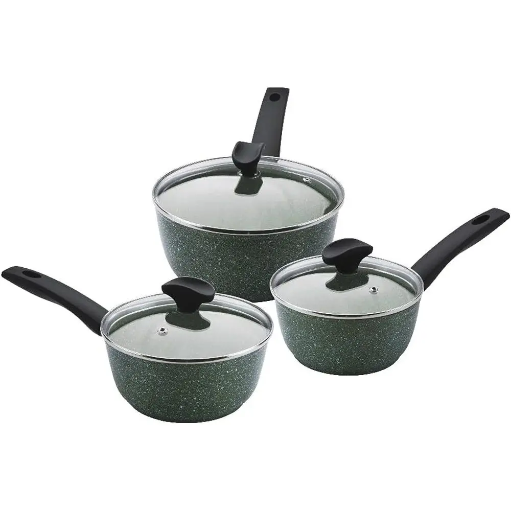 Eco 3 Piece Aluminium Cookware Set | Non Stick Sauan Set with Lids - Recycled Aluminium Cooking Pots with Plant-Based Non Stick
Eco 3 Piece Aluminium Cookware Set | Non Stick Sauan Set with Lids - Recycled Aluminium Cooking Pots with Plant-Based Non Stick
