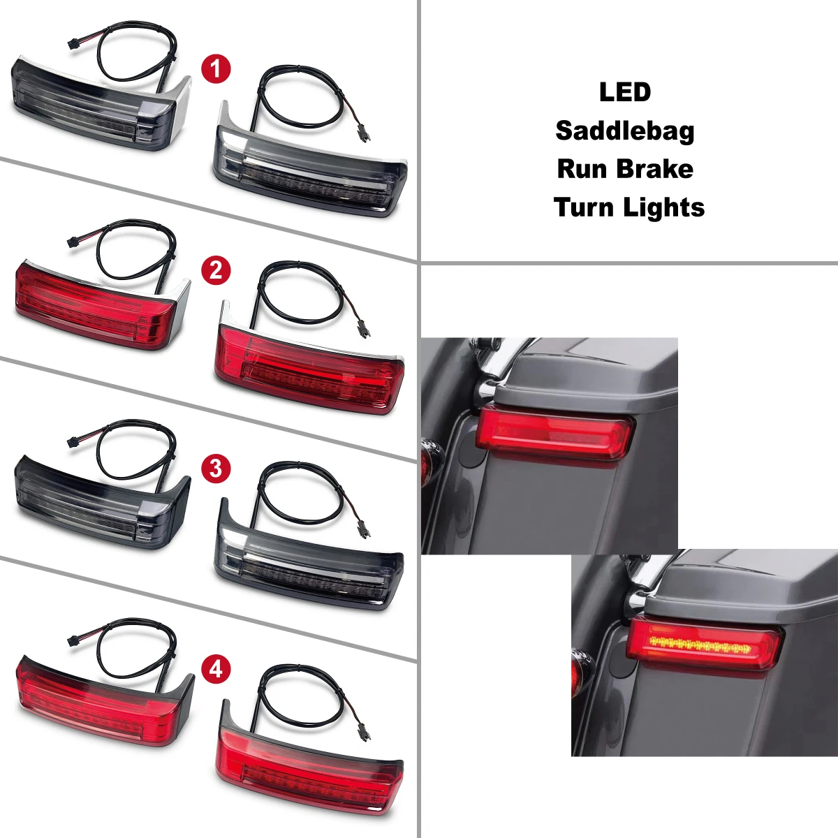 For harley Touring models street road glide road king Signature LED Saddlebag lights FLHXS FLTRS FLHRS FLHTC TAILIGHTS
For harley Touring models street road glide road king Signature LED Saddlebag lights FLHXS FLTRS FLHRS FLHTC TAILIGHTS