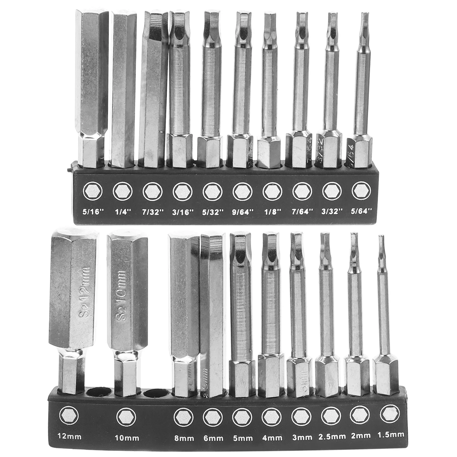 1 set Hexagonal Drill Bit Set Assortment High-Grade Chrome-Vanadium Steel Rust-Resistant For Metal Iron Stainless Steel Long 
1 set Hexagonal Drill Bit Set Assortment High-Grade Chrome-Vanadium Steel Rust-Resistant For Metal Iron Stainless Steel Long