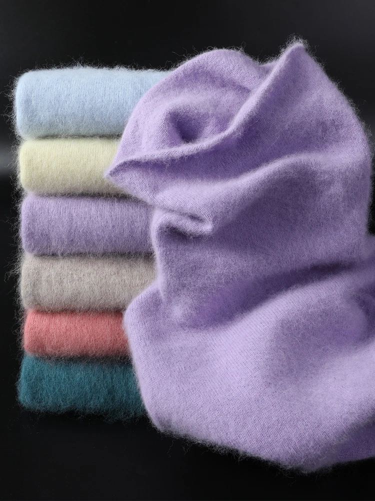 New Women's Turtleneck Sweater Pullovers 100% Mink Cashmere Knitwear Autumn Winter Solid Basic Fashion Cozy Female Clothing Top
New Women's Turtleneck Sweater Pullovers 100% Mink Cashmere Knitwear Autumn Winter Solid Basic Fashion Cozy Female Clothing Top