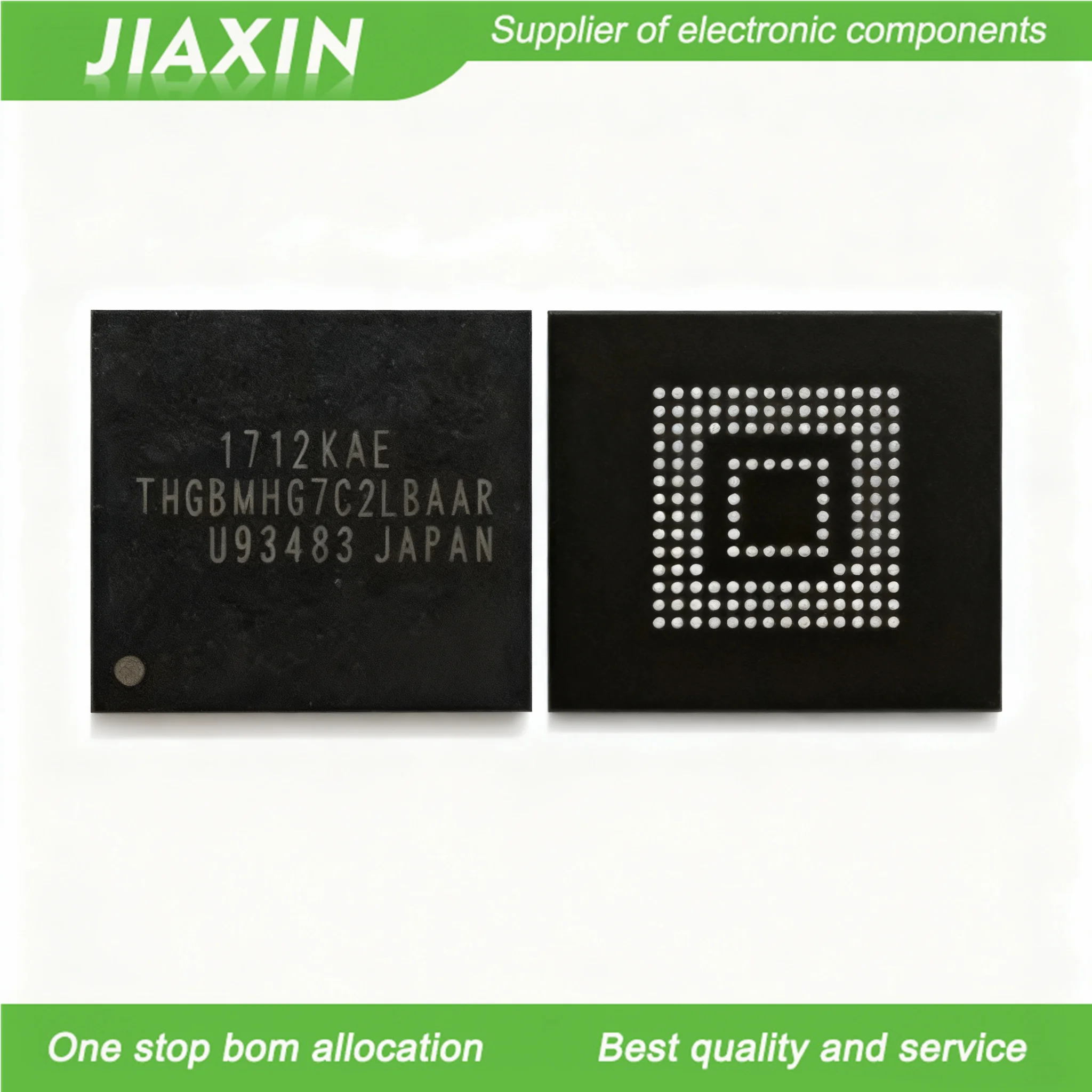 THGBMHG7C2LBAAR THGBMHG7C2LBAB7 THGBMHG7C2LBAW7 16GB EMMC Version 5.1 153FBGA Flash chips Tested 100% Hard disk IC
THGBMHG7C2LBAAR THGBMHG7C2LBAB7 THGBMHG7C2LBAW7 16GB EMMC Version 5.1 153FBGA Flash chips Tested 100% Hard disk IC