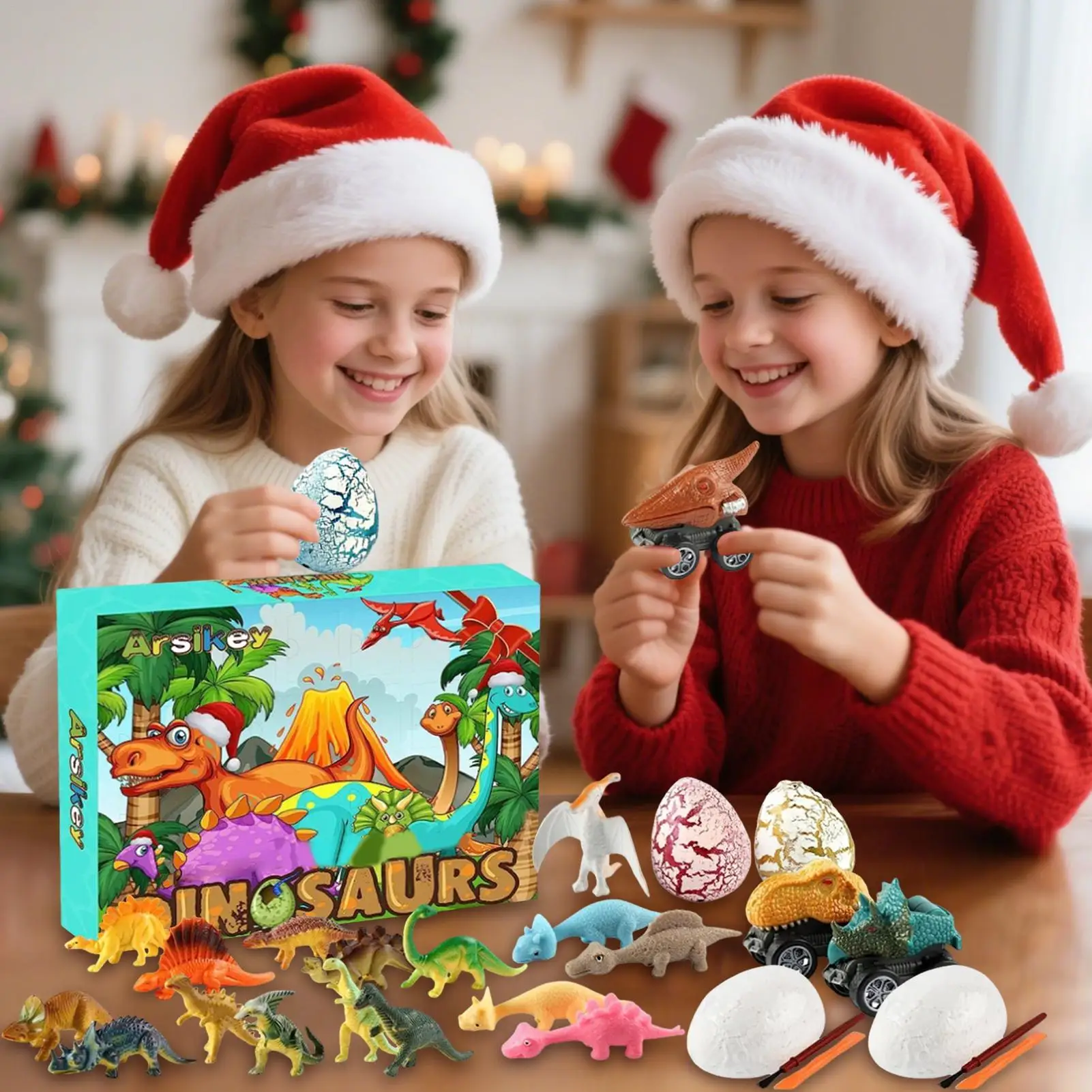 Рождественский календарь обратного отсчета, 24-дневный динозавр, Адвент, реалистичные игрушки-динозавры для детей, коллекция рождественских игр, обучающая вечеринка
Рождественский календарь обратного отсчета, 24-дневный динозавр, Адвент, реалистичные игрушки-динозавры для детей, коллекция рождественских игр, обучающая вечеринка