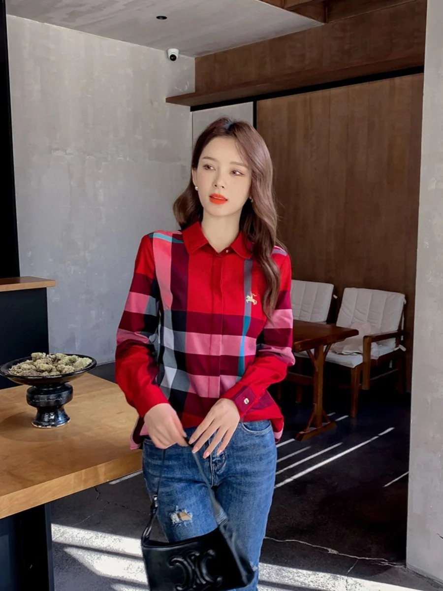 British Style Women's Long Sleeve Collar Comfortable Striped Shirt Spring Autumn Casual Versatile Fashion Commute Wind
British Style Women's Long Sleeve Collar Comfortable Striped Shirt Spring Autumn Casual Versatile Fashion Commute Wind