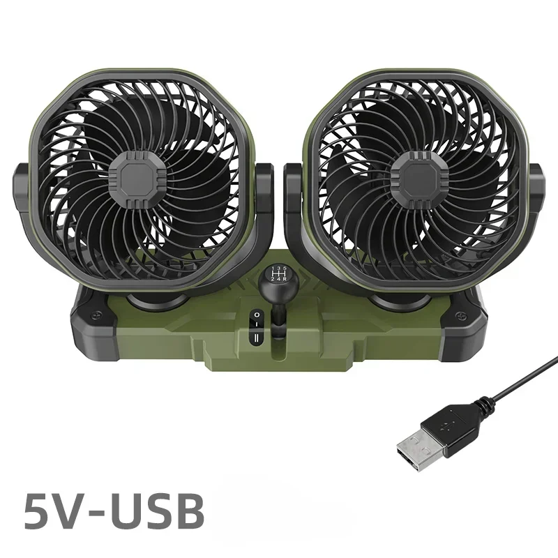 Car Dual-Head Fan 5V/12V/24V Cigarette Lighter Fan 2 Speed Wind 360° Rotate Vehicle Cooling Fan Summer Car Accessories
Car Dual-Head Fan 5V/12V/24V Cigarette Lighter Fan 2 Speed Wind 360° Rotate Vehicle Cooling Fan Summer Car Accessories