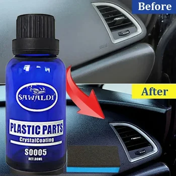 차량용 플라스틱 부품 복원제, 플라스틱 부품, 재정비 크리스탈 코팅제, 30ml, 사용하기 쉬움, 인기 판매