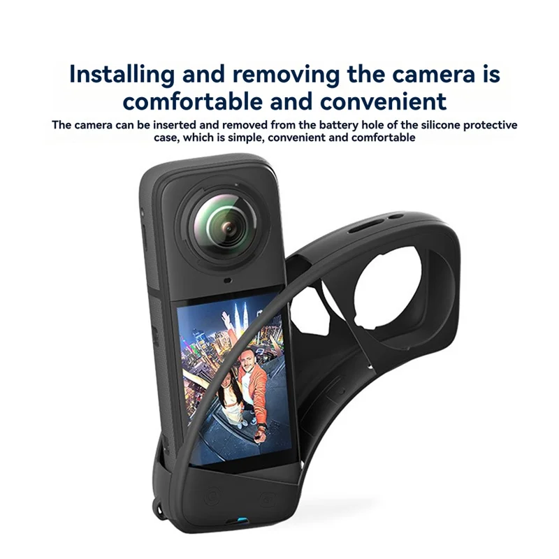 B03B-силиконовый защитный чехол для Insta360 X5, силиконовый чехол для спортивной камеры, защита от пыли и грязи, защита от столкновений B
B03B-силиконовый защитный чехол для Insta360 X5, силиконовый чехол для спортивной камеры, защита от пыли и грязи, защита от столкновений B