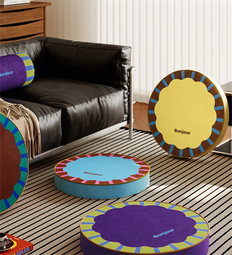 Memphis Round Floor Cushions Decorative Stuffed Throw Pillows Chair Seat Floor Seat Cushions for Couch Sofa Classroom Yoga 40cm
Memphis Round Floor Cushions Decorative Stuffed Throw Pillows Chair Seat Floor Seat Cushions for Couch Sofa Classroom Yoga 40cm