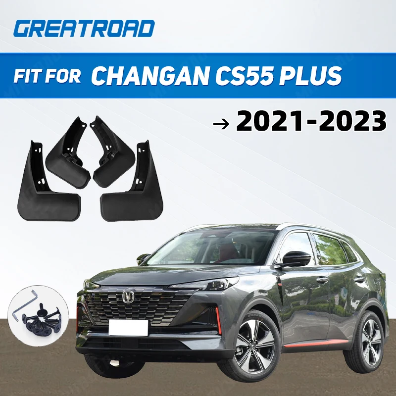 for Changan CS55 EV 2021~2023 2022 CS55 Plus II Car Mudflaps Splash Guards Mud Flaps Front Rear Fender Flares Mudguards Accessor
for Changan CS55 EV 2021~2023 2022 CS55 Plus II Car Mudflaps Splash Guards Mud Flaps Front Rear Fender Flares Mudguards Accessor
