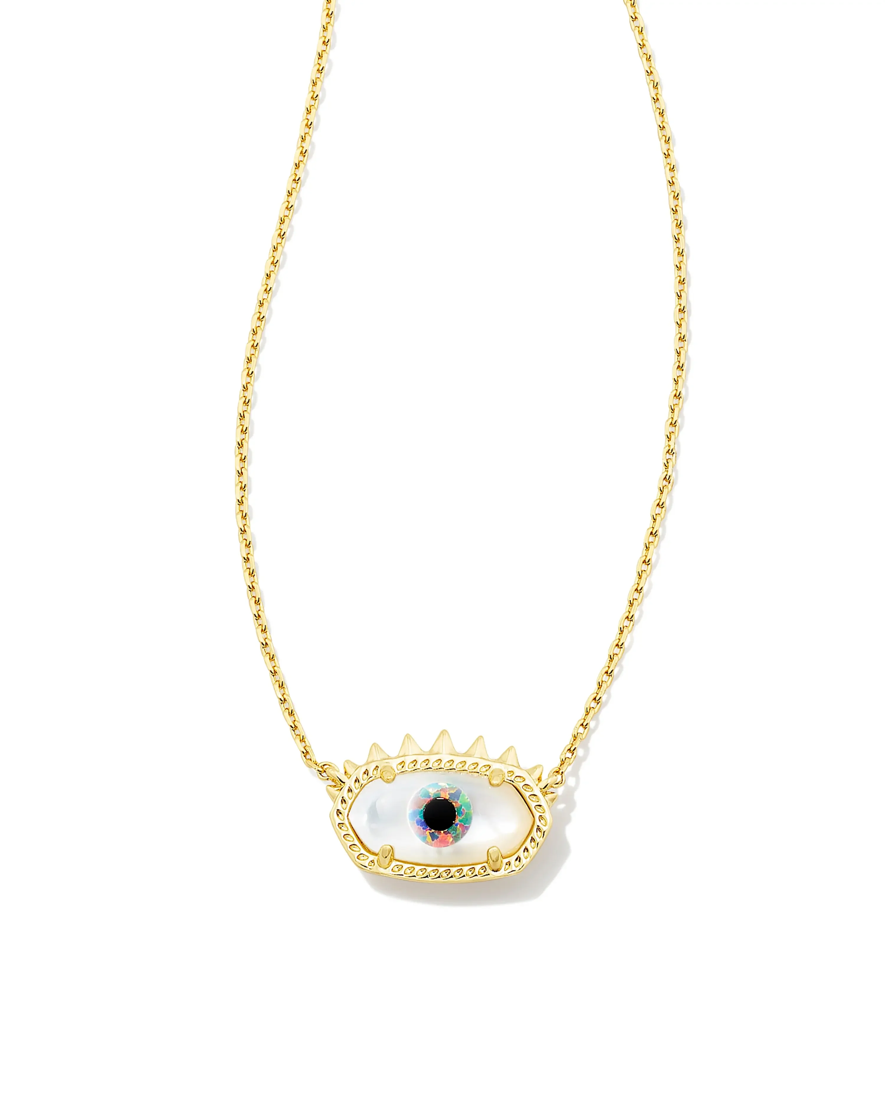 VKVVA Elisa Evil Eye Short Pendant Necklace In Ivory Mother Of Pearl Fashion Jewelry for Women
VKVVA Elisa Evil Eye Short Pendant Necklace In Ivory Mother Of Pearl Fashion Jewelry for Women