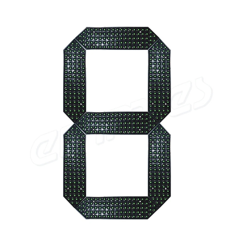 2Pcs/Lot Waterproof Number LED 7 Segment Module 24 inch for Digits