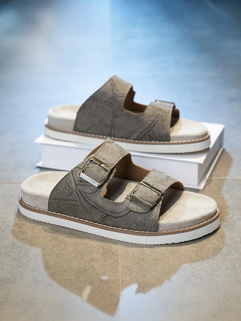 Casual Men's Sandals Summer Trendy Brand Indoor Home Anti-Slip Flat Sandals Men's Beachside Casual Slip-On Shoes Breathable PVC
Casual Men's Sandals Summer Trendy Brand Indoor Home Anti-Slip Flat Sandals Men's Beachside Casual Slip-On Shoes Breathable PVC