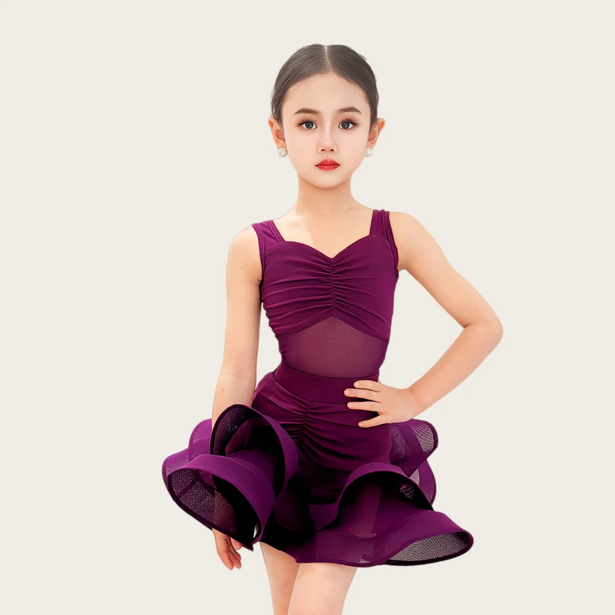New Latin Dance Dress for Girls High end Practice Dress Children's Latin Dance Dress Children's Performance Dress Professional
New Latin Dance Dress for Girls High end Practice Dress Children's Latin Dance Dress Children's Performance Dress Professional
