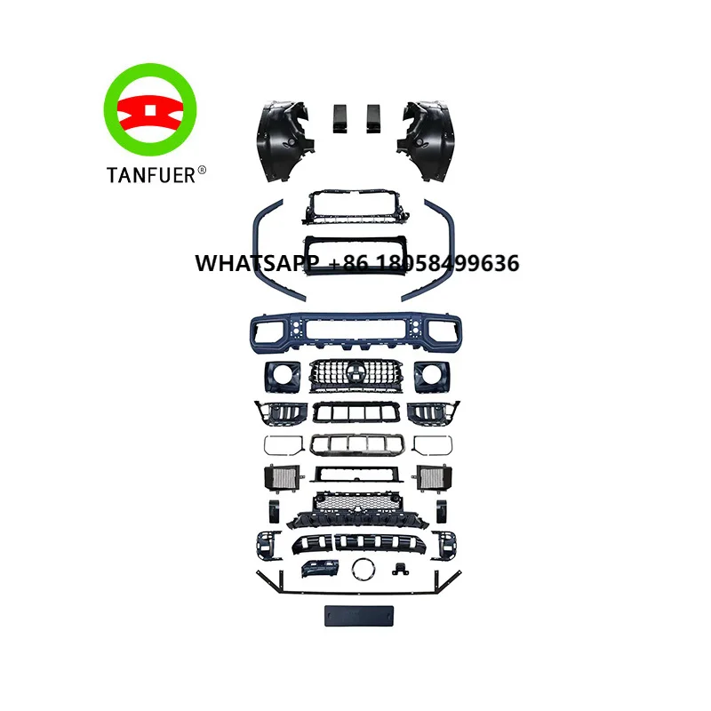Black Color Auto Parts Car Body Kits for Mercedes Benz G500-2025 Style Conversion Kit to Facelift G63-2025 Style
Black Color Auto Parts Car Body Kits for Mercedes Benz G500-2025 Style Conversion Kit to Facelift G63-2025 Style