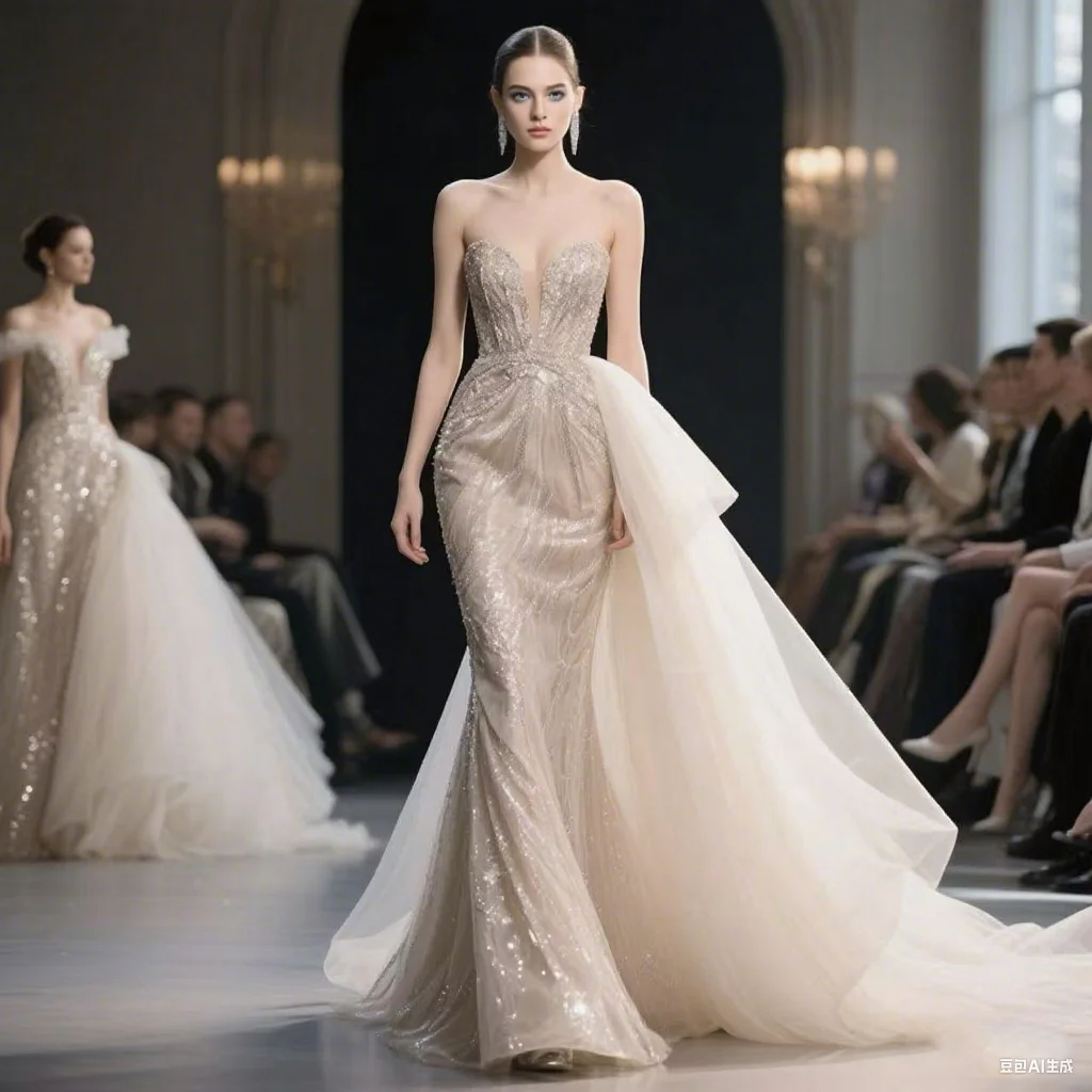 Luxury Beaded Formal Evening Dresses Mermaid Sparkly Prom Gowns Women Party Formal Occasions Dress with Train Customized
Luxury Beaded Formal Evening Dresses Mermaid Sparkly Prom Gowns Women Party Formal Occasions Dress with Train Customized