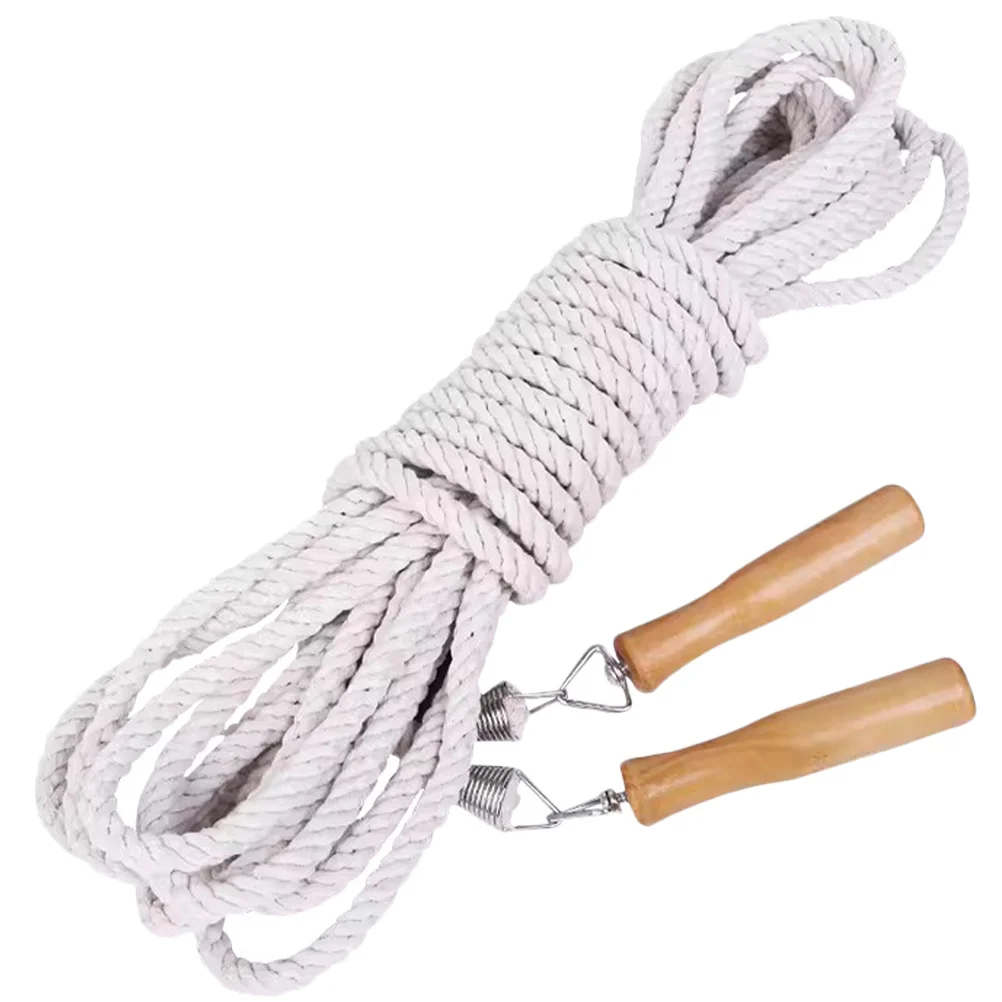 Multiple Users Jump Rope Wooden Handle Wear-Resistant Fitness Skipping Rope For Indoor Outdoor Exercise Sports Training
Multiple Users Jump Rope Wooden Handle Wear-Resistant Fitness Skipping Rope For Indoor Outdoor Exercise Sports Training