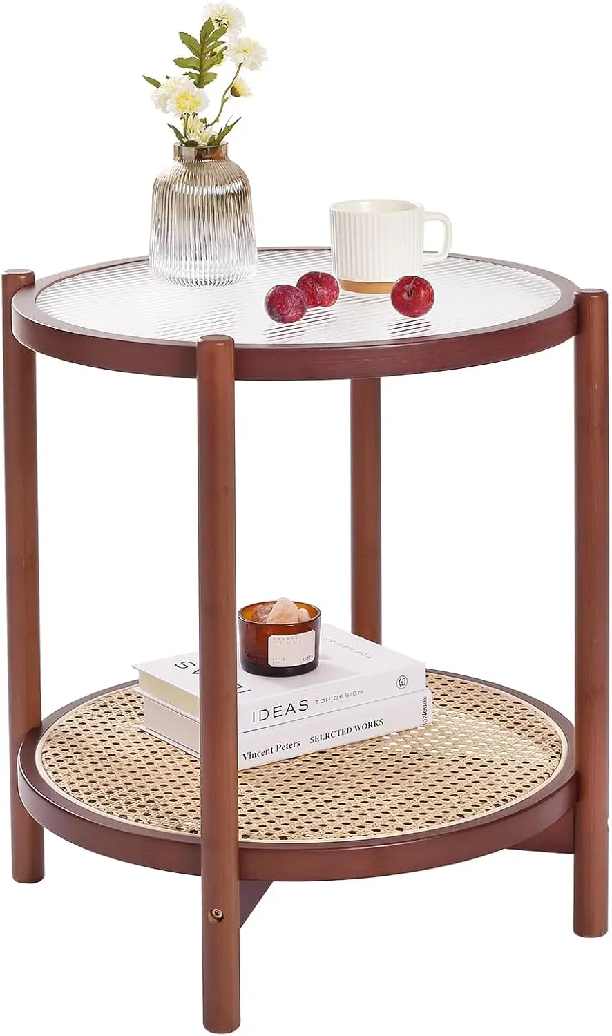 Rattan Nightstand Side Table, Bamboo Accent Bedside Tables, Glass Coffee Tables, Boho Wooden End Table with Storage for Small
Rattan Nightstand Side Table, Bamboo Accent Bedside Tables, Glass Coffee Tables, Boho Wooden End Table with Storage for Small