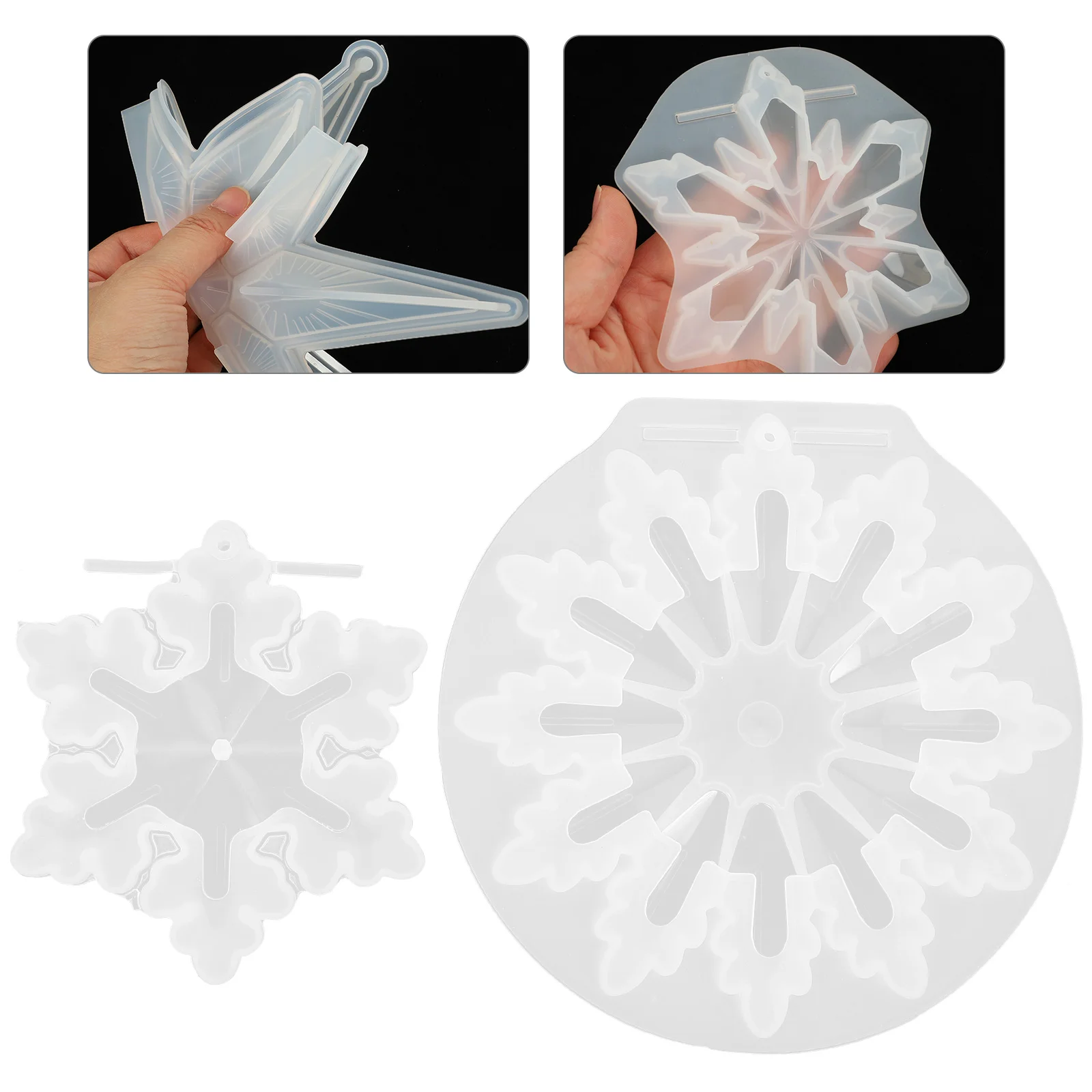 2 Pcs Resin Snowflake Mold DIY Accessory Molds under 5 Dollars Crafts Handicraft Making for Use
2 Pcs Resin Snowflake Mold DIY Accessory Molds under 5 Dollars Crafts Handicraft Making for Use