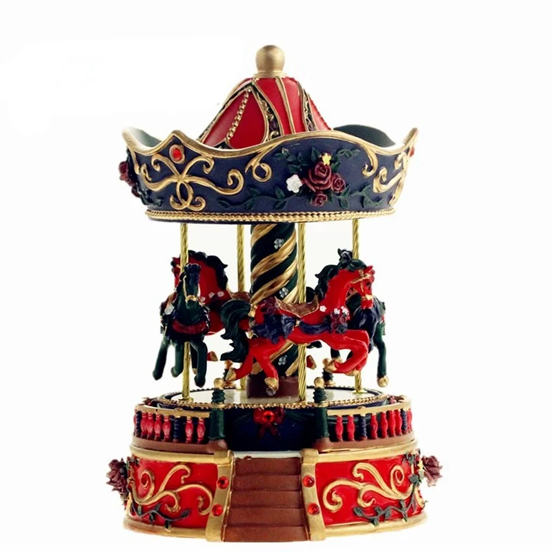 Merry Go Round Music box Geometric Music baby room decoration Gifts Unisex Resin Christmas Horse Carousel Box birthday gift Ho
Merry Go Round Music box Geometric Music baby room decoration Gifts Unisex Resin Christmas Horse Carousel Box birthday gift Ho