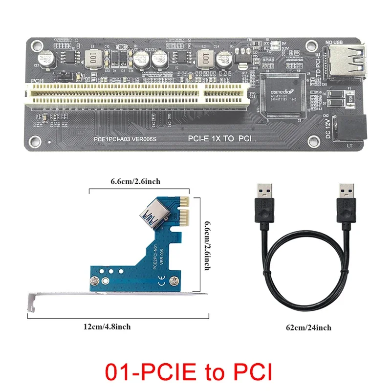 NVME/Mini PCIE/PCI Express X1 на 1/2 порта PCI-слот PCI Riser Card-адаптер-конвертер с кабелем USB3.0 Чип ASM1083 для настольного ПК
NVME/Mini PCIE/PCI Express X1 на 1/2 порта PCI-слот PCI Riser Card-адаптер-конвертер с кабелем USB3.0 Чип ASM1083 для настольного ПК