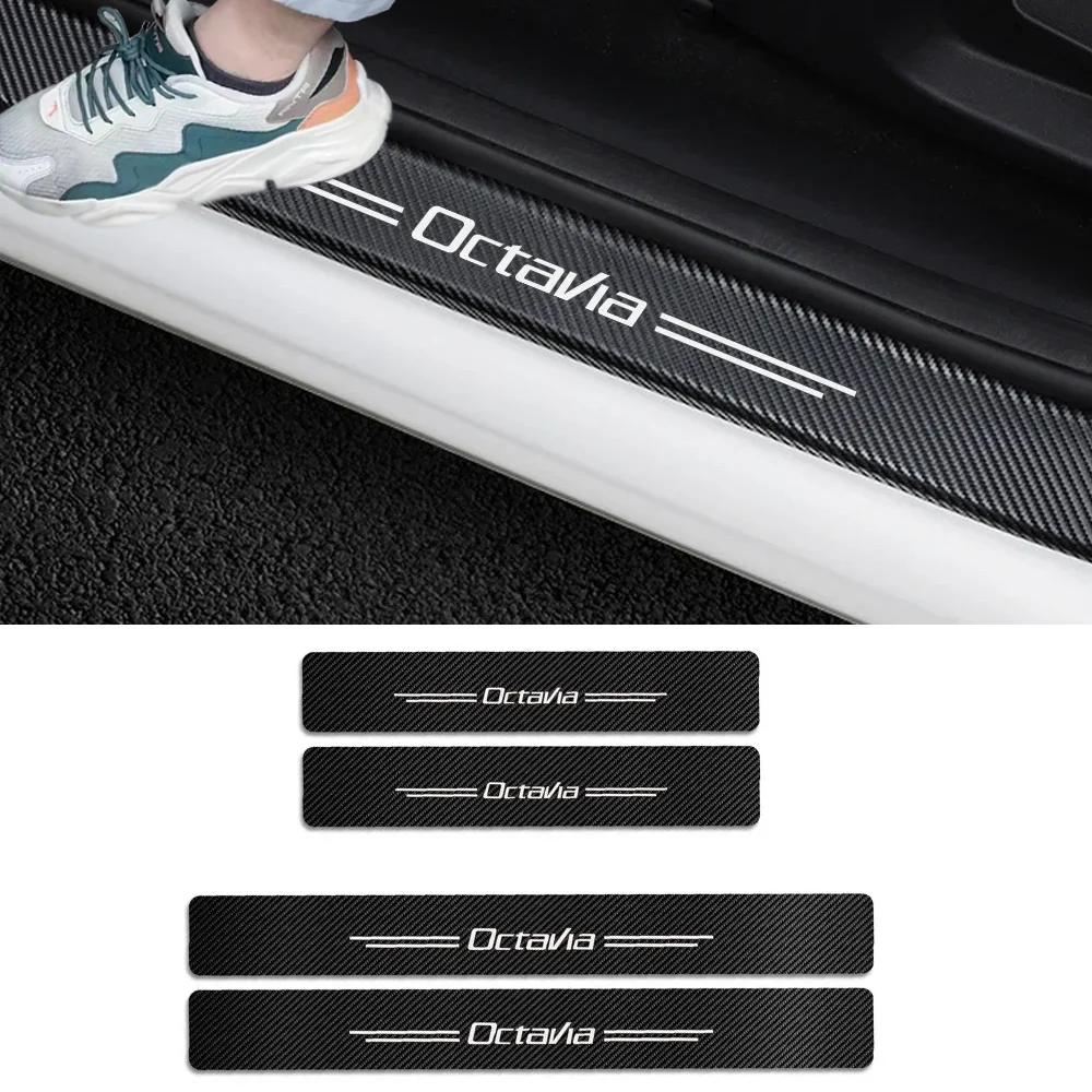 4PCS Car Door Sill Protector Stickers Accessories For Skoda Octavia 2 A7 A5 Fabia 3 Rapid Superb 3 Kodiaq Scala Karoq Kamiq
4PCS Car Door Sill Protector Stickers Accessories For Skoda Octavia 2 A7 A5 Fabia 3 Rapid Superb 3 Kodiaq Scala Karoq Kamiq