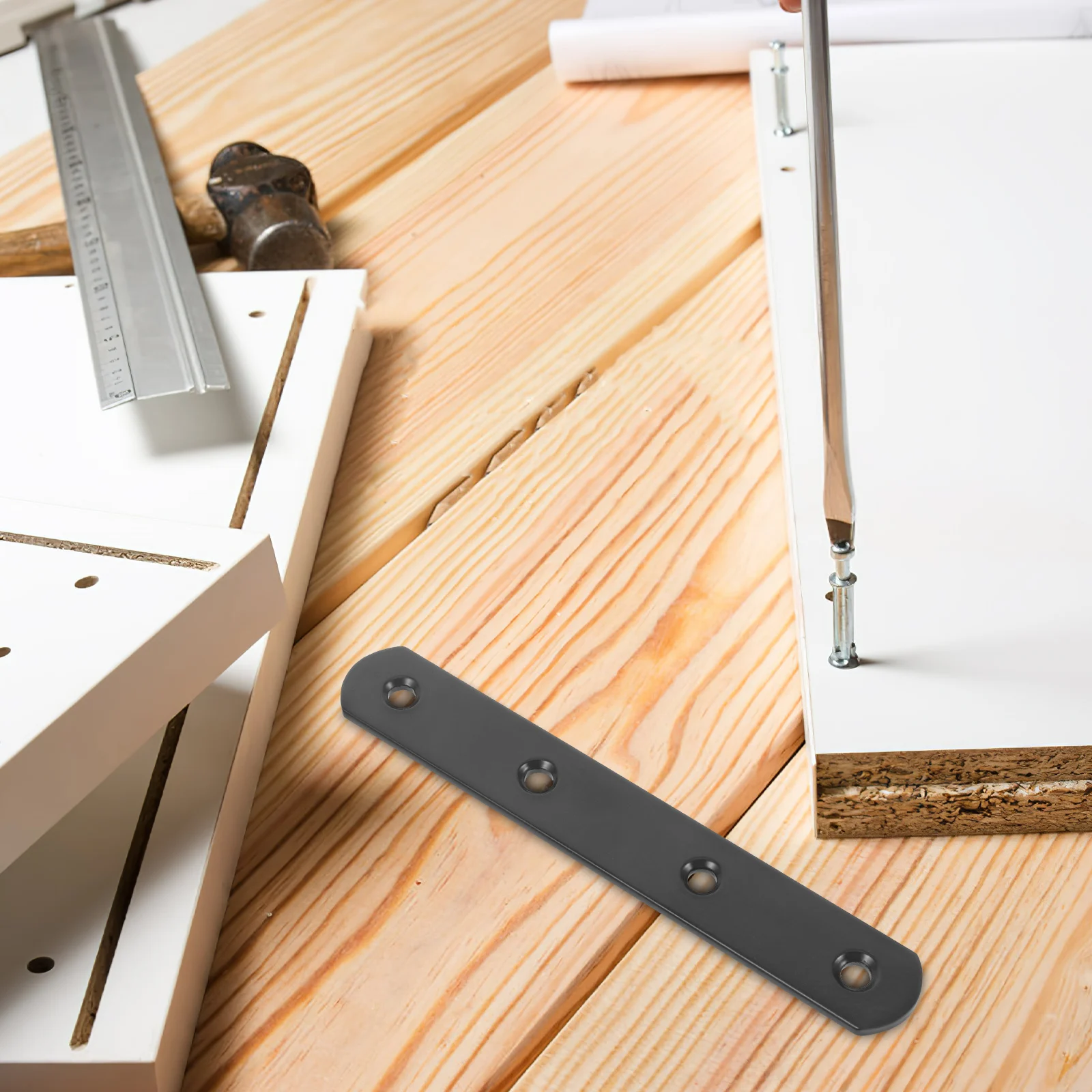 4pcs Straight Bracket Angle Code Heavy Duty Metal Brackets for Wood Furniture Repair Flat Fixing Connectors Reinforcement 
4pcs Straight Bracket Angle Code Heavy Duty Metal Brackets for Wood Furniture Repair Flat Fixing Connectors Reinforcement