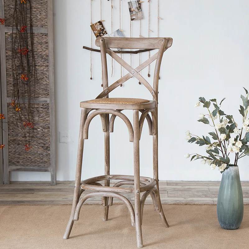 Wooden Reception Bar Stools Modern Counter Single Creative Bar Chairs Fashion Comfortable Taburetes Altos De Cocina Furniture
Wooden Reception Bar Stools Modern Counter Single Creative Bar Chairs Fashion Comfortable Taburetes Altos De Cocina Furniture
