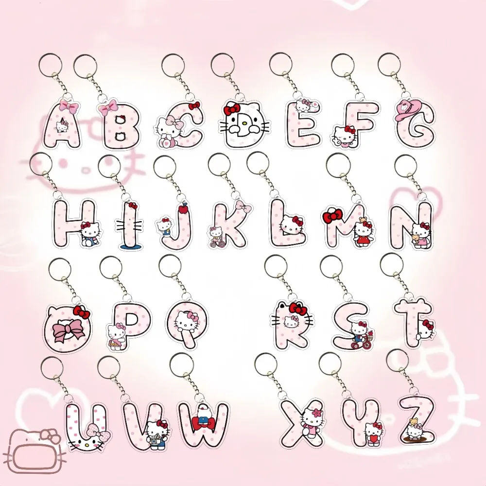 1pc Kawaii Hello Kitty Couple Cartoon Acrylic Keychain Anime 26 Letter Creative Girls Boys Schoolbag Pendant Hanging Decoration
1pc Kawaii Hello Kitty Couple Cartoon Acrylic Keychain Anime 26 Letter Creative Girls Boys Schoolbag Pendant Hanging Decoration