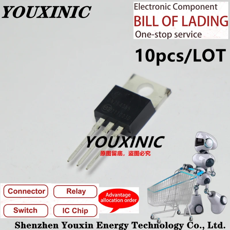 YOUXINIC 2021 + 100 новая импортная оригинальная фотосессия DN2540N5 TO-220 N канал 400 в ма
YOUXINIC 2021 + 100 новая импортная оригинальная фотосессия DN2540N5 TO-220 N канал 400 в ма