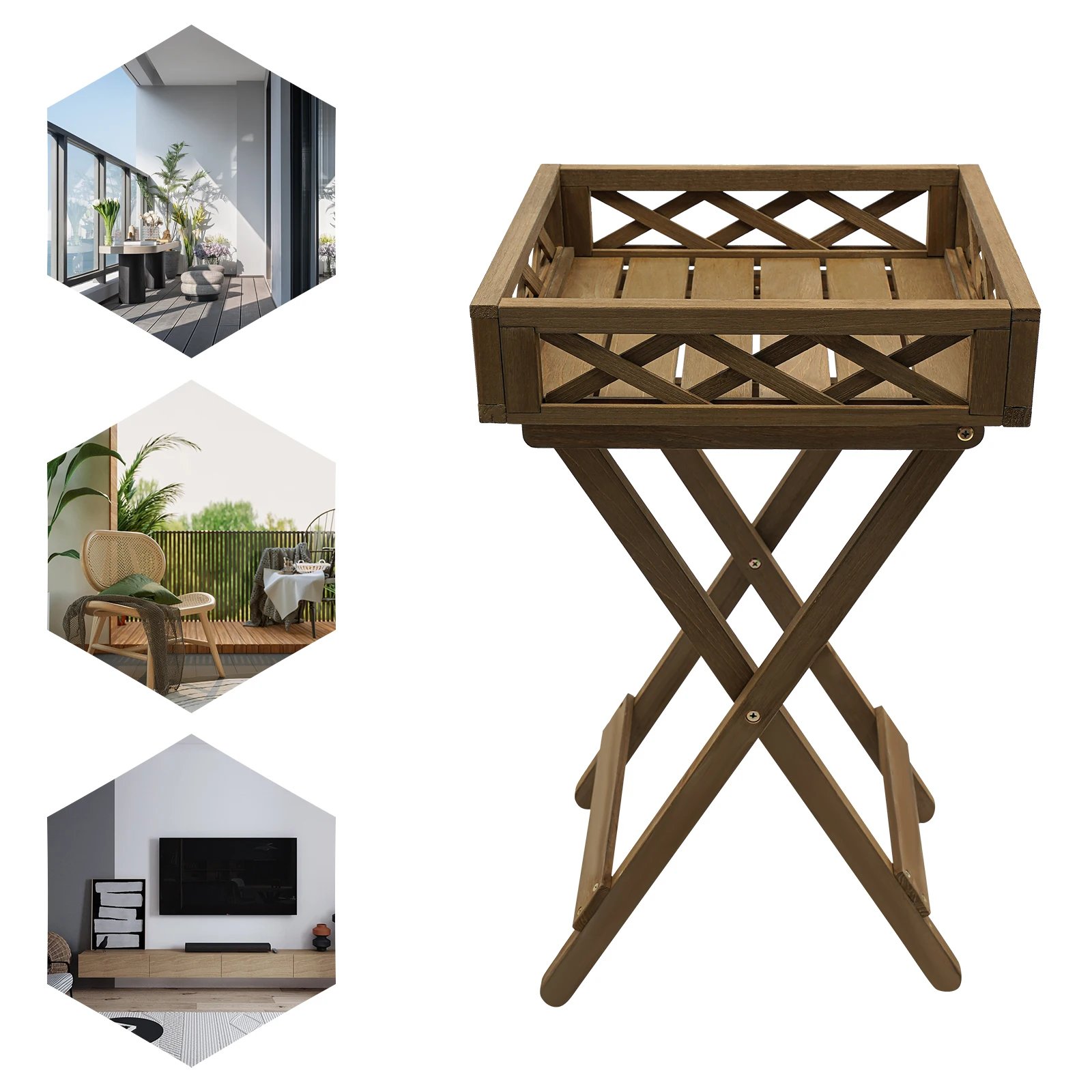 Складной цветочный горшок из цельного дерева, 15,7*15,7*3,5 дюйма, полка для цветов, стеллаж для хранения, кронштейн для растений, стойка для растений 20 кг - кофейный цвет
Складной цветочный горшок из цельного дерева, 15,7*15,7*3,5 дюйма, полка для цветов, стеллаж для хранения, кронштейн для растений, стойка для растений 20 кг - кофейный цвет