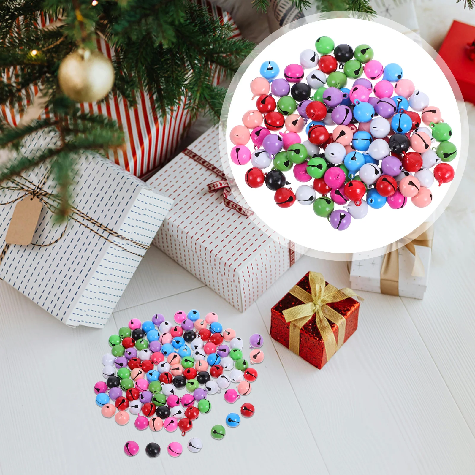 100Pcs Mini Jingle Bells 12Mm for DIY Jewelry Crafts Sewing Pet Collar Pendants Christmas Tree Decorations Holiday Garland
100Pcs Mini Jingle Bells 12Mm for DIY Jewelry Crafts Sewing Pet Collar Pendants Christmas Tree Decorations Holiday Garland