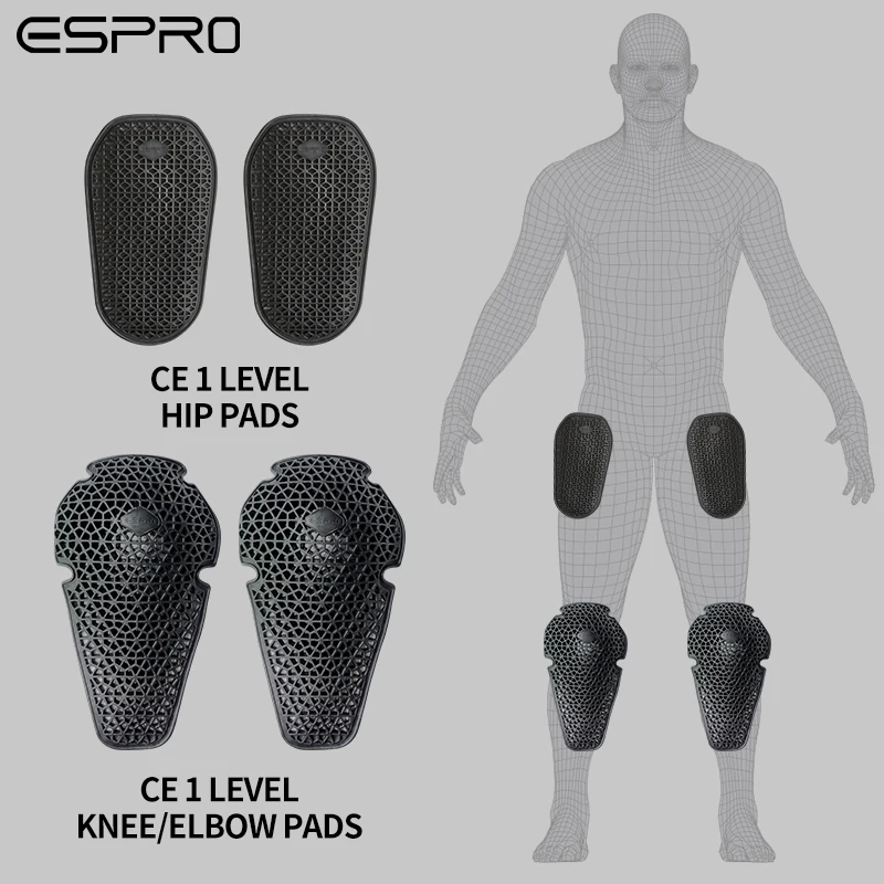 Men's Women Motorcycle Protective Gear CE1 Approved Body Armor for Shoulder, Chest, Elbow, Knee & Hip Impact Protection
Men's Women Motorcycle Protective Gear CE1 Approved Body Armor for Shoulder, Chest, Elbow, Knee & Hip Impact Protection