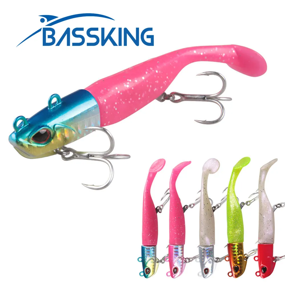 BASSKING 30g 36g 46g 56g Lead Head Soft Bait Treble Hook Jig Fishing Lure Wobbler Sinking Jigging Pike Sea Lures Set Swimbait
BASSKING 30g 36g 46g 56g Lead Head Soft Bait Treble Hook Jig Fishing Lure Wobbler Sinking Jigging Pike Sea Lures Set Swimbait