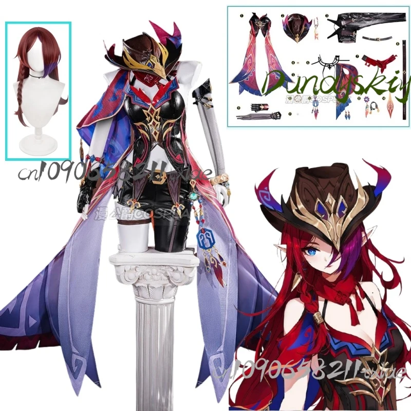 Chasca Cosplay Costume Wig Game Genshin Impact【XS-2XL】Women Halloween Christmas Dress Natlan Hat Props Customized
Chasca Cosplay Costume Wig Game Genshin Impact【XS-2XL】Women Halloween Christmas Dress Natlan Hat Props Customized
