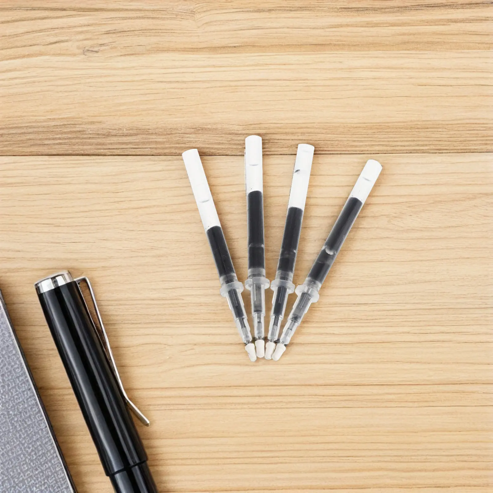200Pcs Short Gel Pen Refills Black Ink 0.5mm Tips 2 Inch Replacement Mini Refills for Sand Glitter Flowing Pens
200Pcs Short Gel Pen Refills Black Ink 0.5mm Tips 2 Inch Replacement Mini Refills for Sand Glitter Flowing Pens