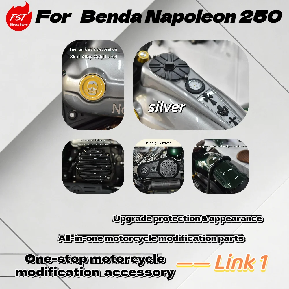 Fit Benda Napoleon 250 Full Set Mod Accessories Tank Dash Shield Wind Deflector Mudguard Decorative Outer Cover
Fit Benda Napoleon 250 Full Set Mod Accessories Tank Dash Shield Wind Deflector Mudguard Decorative Outer Cover