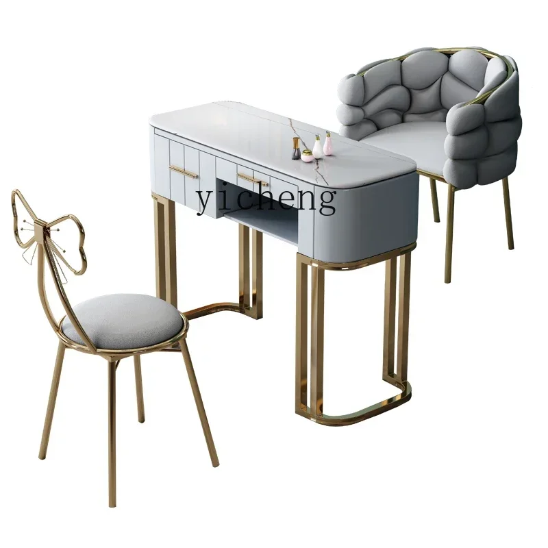 TQH Nail Art Table and Chair Set Table and Chair Light Luxury Simple Modern Marble Nail Art Table
TQH Nail Art Table and Chair Set Table and Chair Light Luxury Simple Modern Marble Nail Art Table