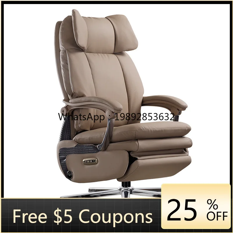 YFY Light Luxury Genuine Leather Electric Office Chair High-End Comfortable Long-Sitting Computer Chair for Home Use
YFY Light Luxury Genuine Leather Electric Office Chair High-End Comfortable Long-Sitting Computer Chair for Home Use