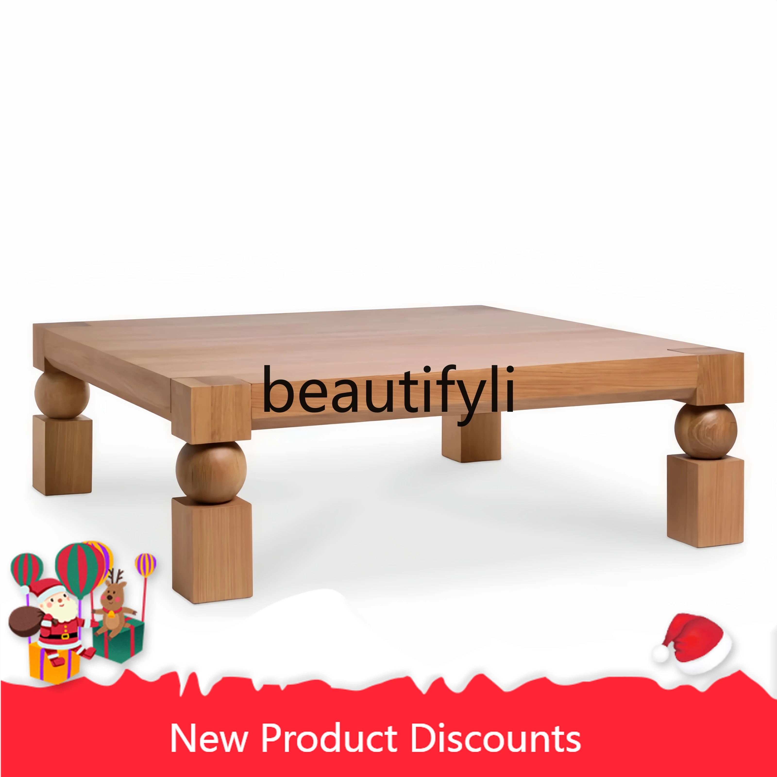 Solid Wood Retro Home Living Room Coffee Table Light Luxury Style Tea Table New Minimalist
Solid Wood Retro Home Living Room Coffee Table Light Luxury Style Tea Table New Minimalist