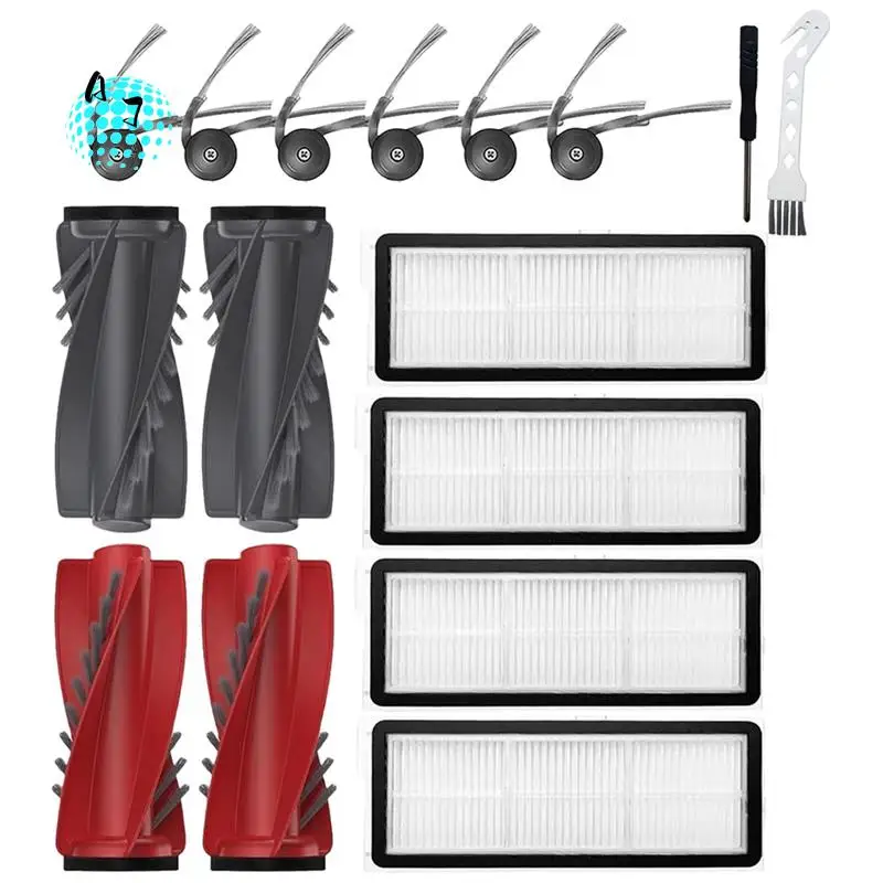 A07F-16PCS Replacement Parts For Roborock Qrevo Curve/P20 Pro Robot Vacuum Attachments Main Side Brushes HEPA Filters
A07F-16PCS Replacement Parts For Roborock Qrevo Curve/P20 Pro Robot Vacuum Attachments Main Side Brushes HEPA Filters